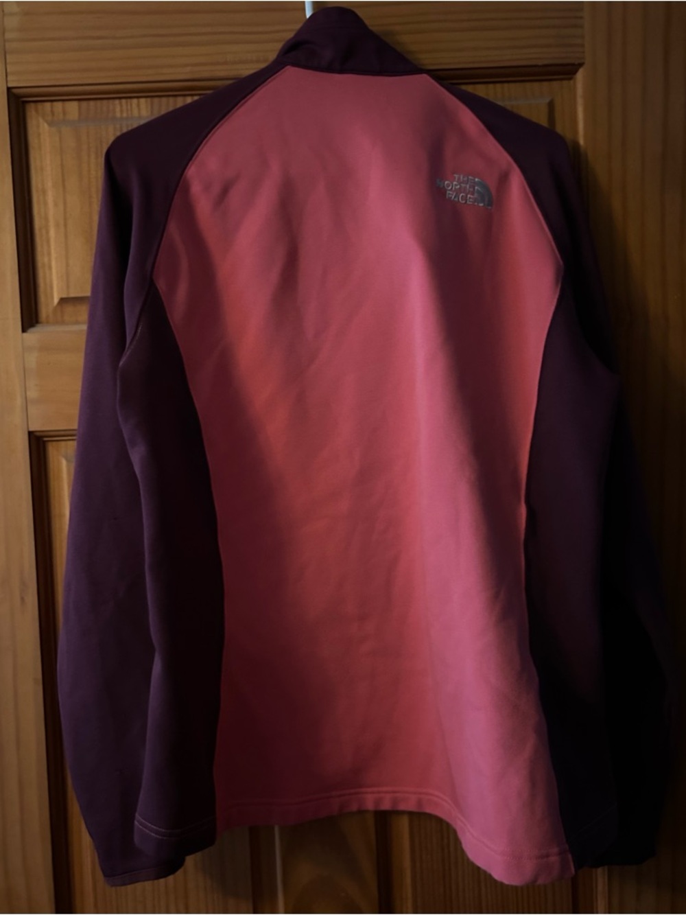 The North Face Pink and Burgundy Soft Fleece Jacket - Picture 6 of 7
